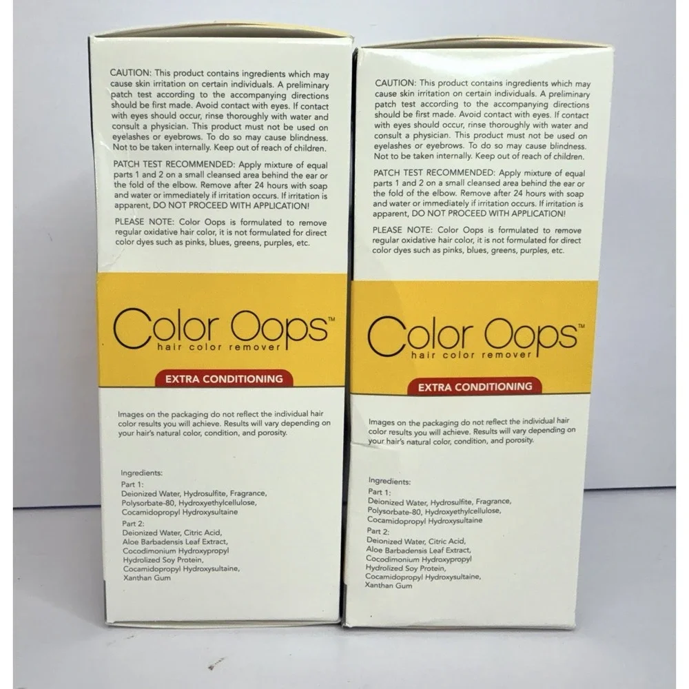 Color Oops Extra Conditioning Hair Color Remover All Hair Colors 2PK